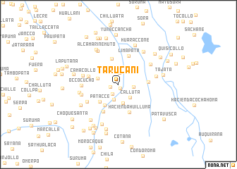 map of Tarucani