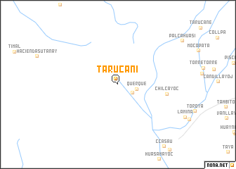 map of Tarucani