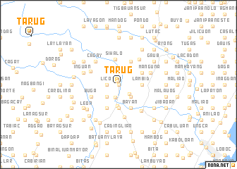 map of Tarug