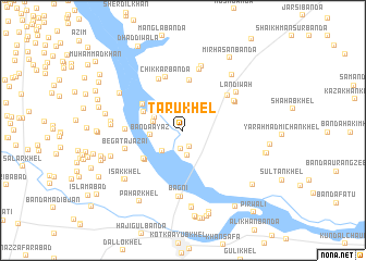 map of Tāru Khel