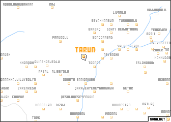 map of Tārūn