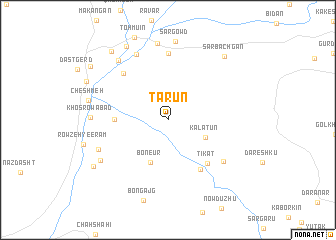 map of Tarūn