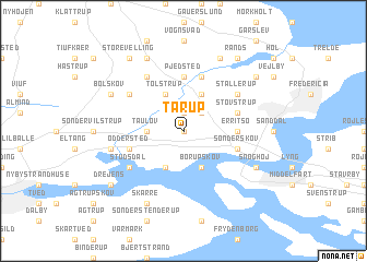 map of Tårup