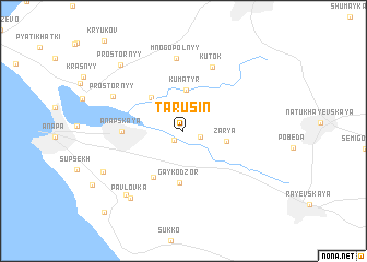 map of Tarusin