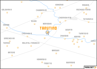 map of Tarutino