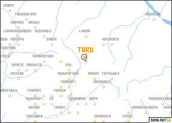 map of Taru