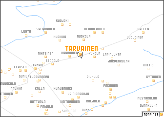 map of Tarvainen