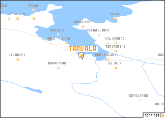 map of Tarvala