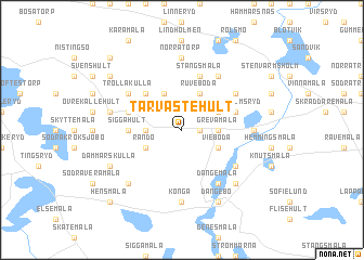 map of Tarvastehult