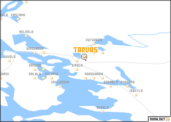 map of Tarvas