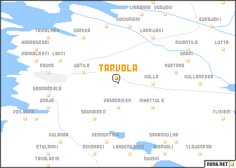 map of Tarvola