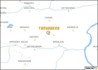 map of Tarwabera