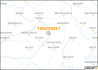 map of Tarwin East