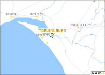 map of Tarwin Lower