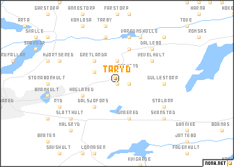 map of Taryd