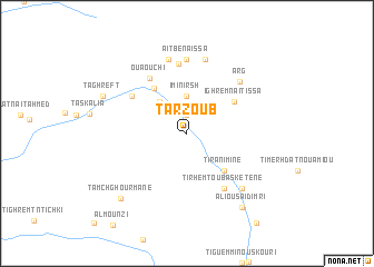 map of Tarzoub