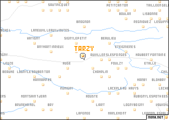 map of Tarzy