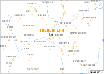 map of Tasacancha