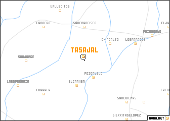 map of Tasajal