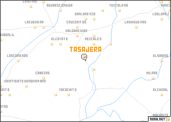 map of Tasajera