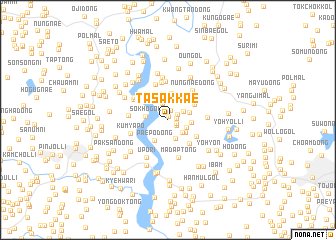 map of Tasakkae