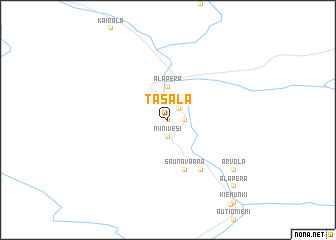 map of Tasala