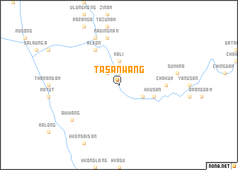 map of Tasanwang