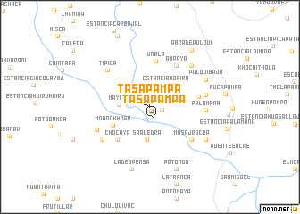 map of Tasapampa