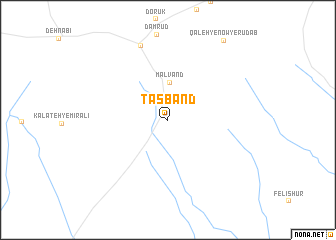 map of Tasband