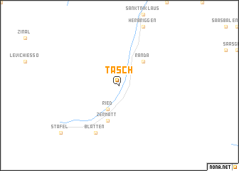 map of Täsch