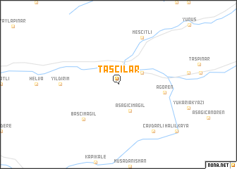 map of Taşçılar