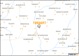 map of Tasdert