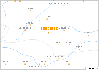 map of Taşdibek