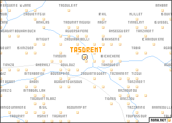 map of Tasdremt