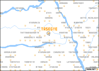 map of Tasegye