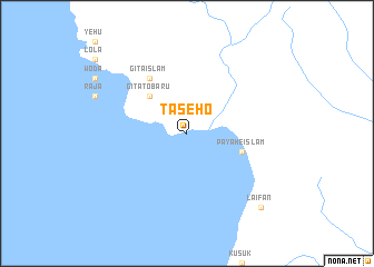 map of Taseho