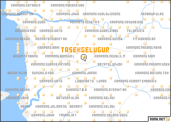 map of Tasek Gelugur