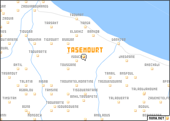 map of Tasemourt