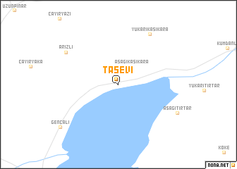 map of Taşevi