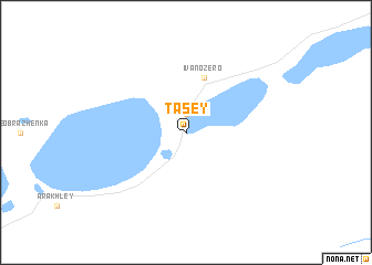 map of Tasey