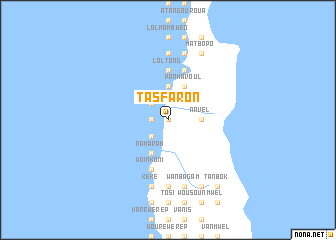 map of Tasfaron