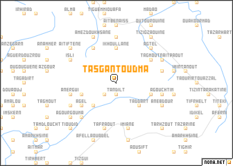 map of Tasga nʼToudma