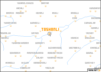 map of Taşhanlı