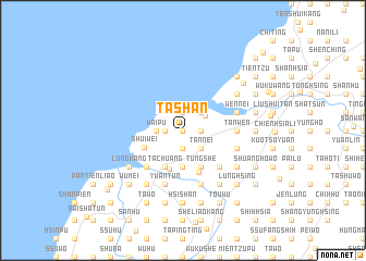 map of Ta-shan
