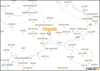 map of Tashār