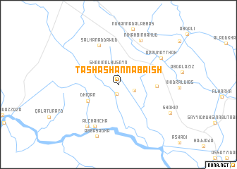 map of Ţashāsh an Nabāʼish