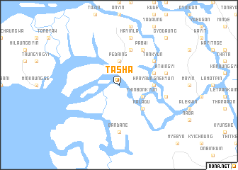 map of Tasha