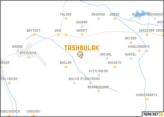 map of Tash-Bulak