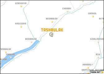 map of Tash-Bulak