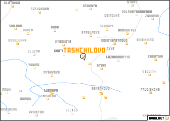map of Tashchilovo